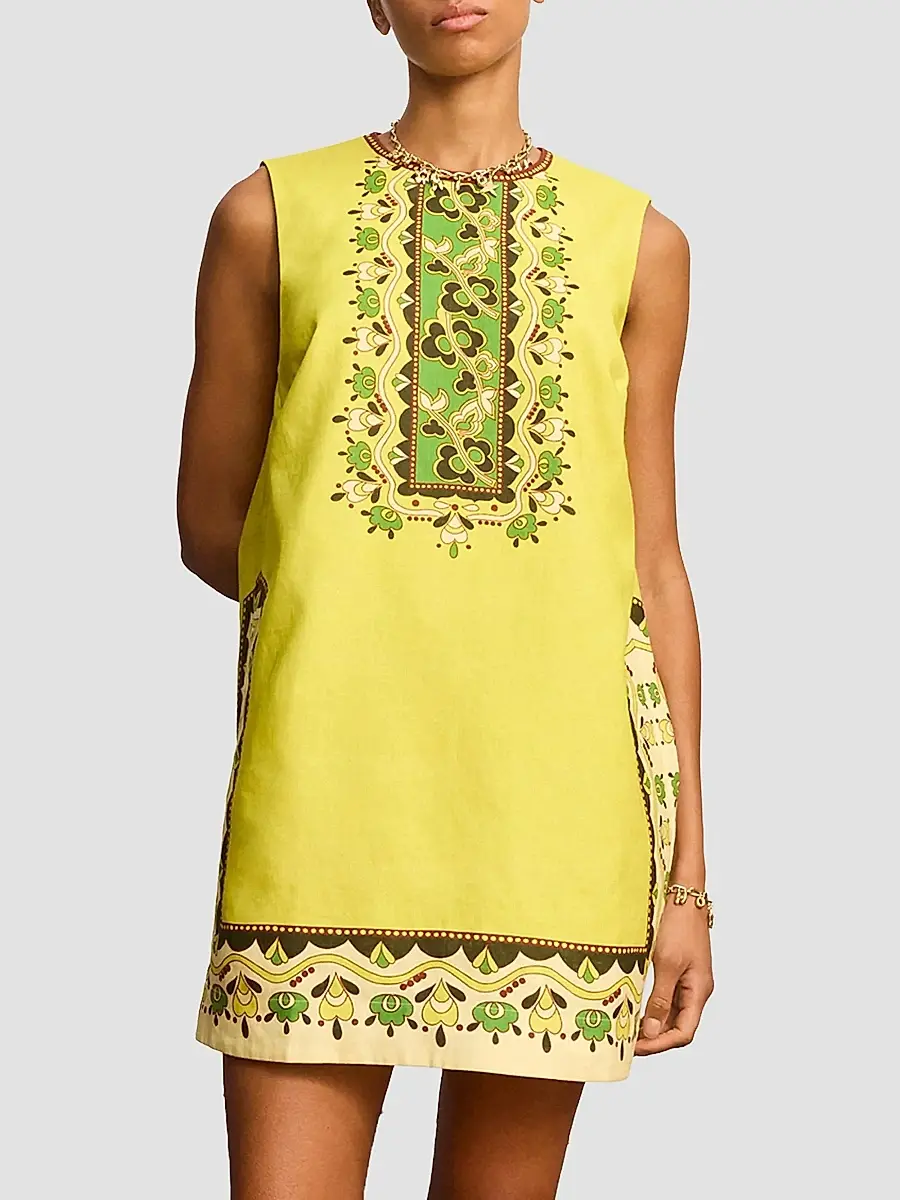 ALÉMAIS Women's Bridgette Sleeveless Mini Dress | Thumbnail 4
