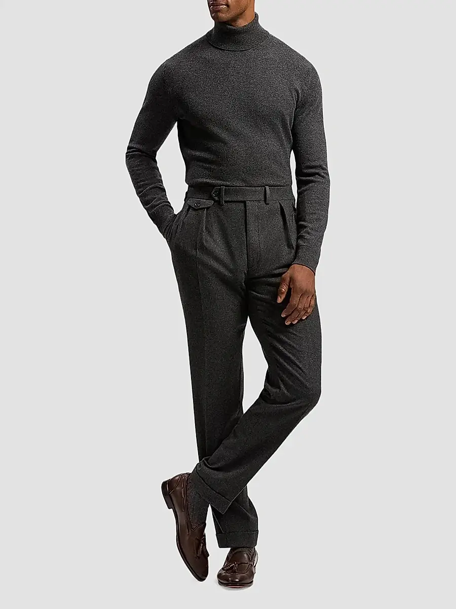 Ralph Lauren Purple Label Men's Cashmere Turtleneck Sweater | Thumbnail 2 Ralph Lauren Purple Label Men's Cashmere Turtleneck Sweater | Thumbnail 2