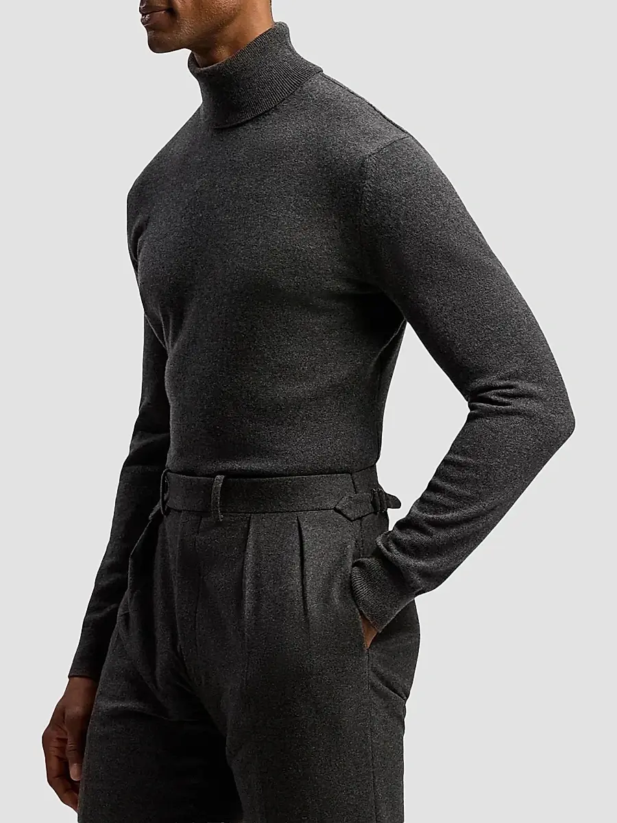 Ralph Lauren Purple Label Men's Cashmere Turtleneck Sweater | Thumbnail 5 Ralph Lauren Purple Label Men's Cashmere Turtleneck Sweater | Thumbnail 5