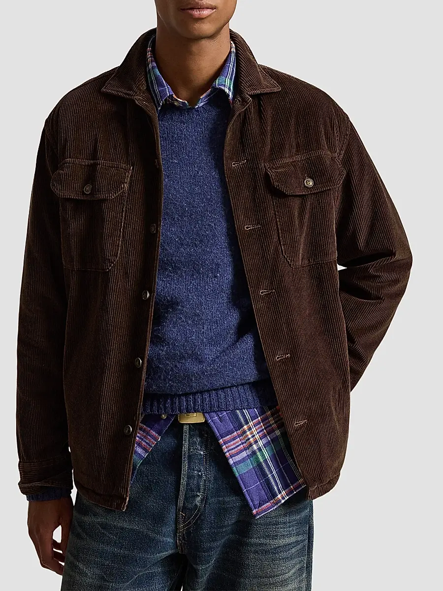 Polo Ralph Lauren Men's Classic-Fit Corduroy Utility Shirt | Thumbnail 4