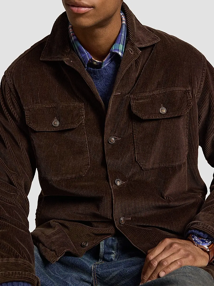 Polo Ralph Lauren Men's Classic-Fit Corduroy Utility Shirt | Thumbnail 5