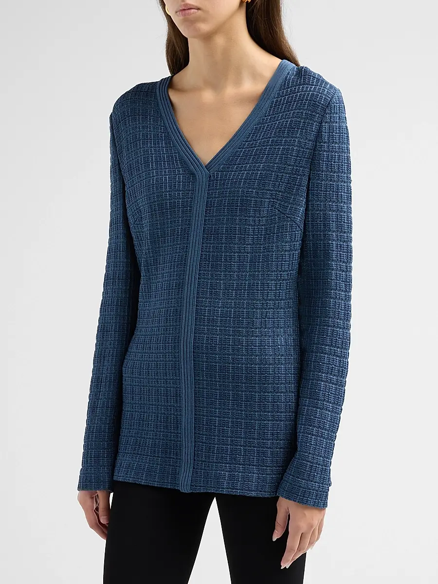 Misook Women's Tweed-Knit Tunic | Thumbnail 4 Misook Women's Tweed-Knit Tunic | Thumbnail 4