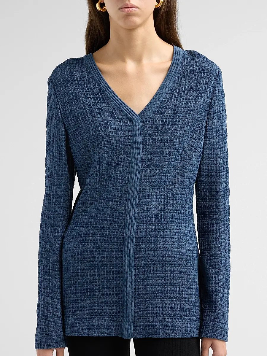 Misook Women's Tweed-Knit Tunic | Thumbnail 5 Misook Women's Tweed-Knit Tunic | Thumbnail 5