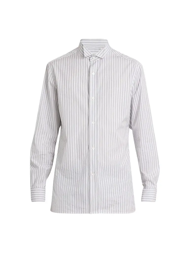 Maison Margiela Men's Striped Cotton Shirt