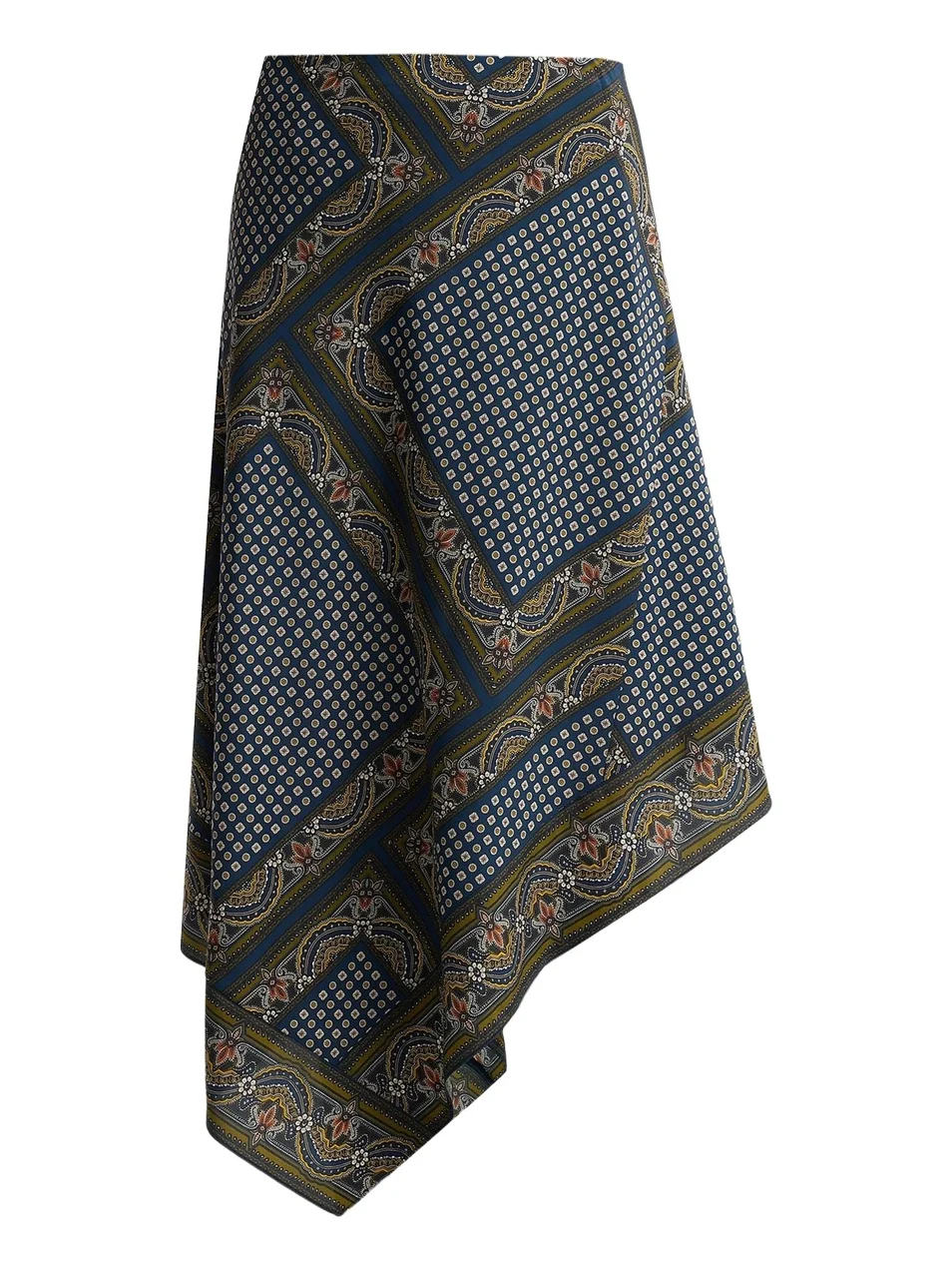 Veronica Beard Women's Hartley Patchwork Silk-Blend Skirt