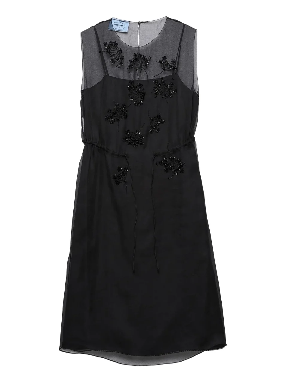 Prada Women's Embroidered Silk Cigaline Dress