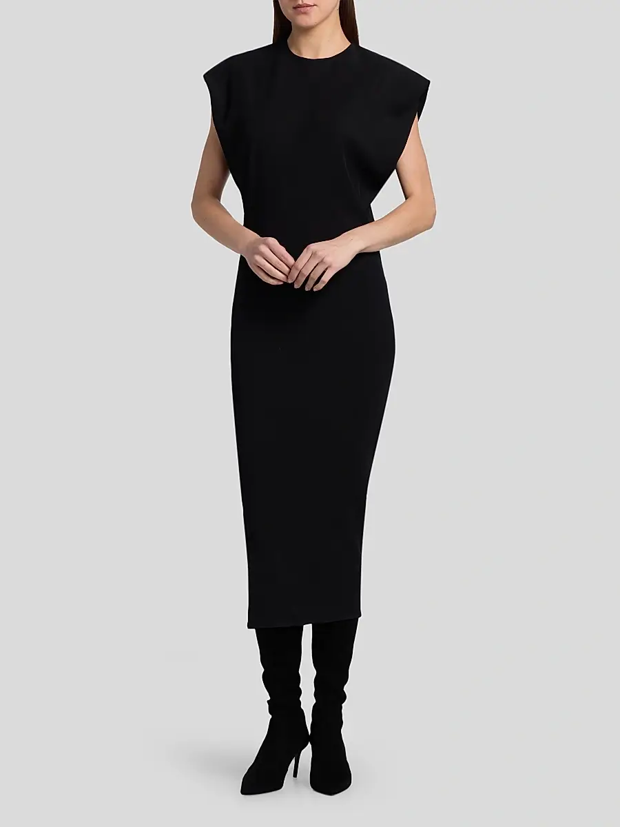 Co Women's Relaxed Body-Con Midi Dress | Thumbnail 2 Co Women's Relaxed Body-Con Midi Dress | Thumbnail 2
