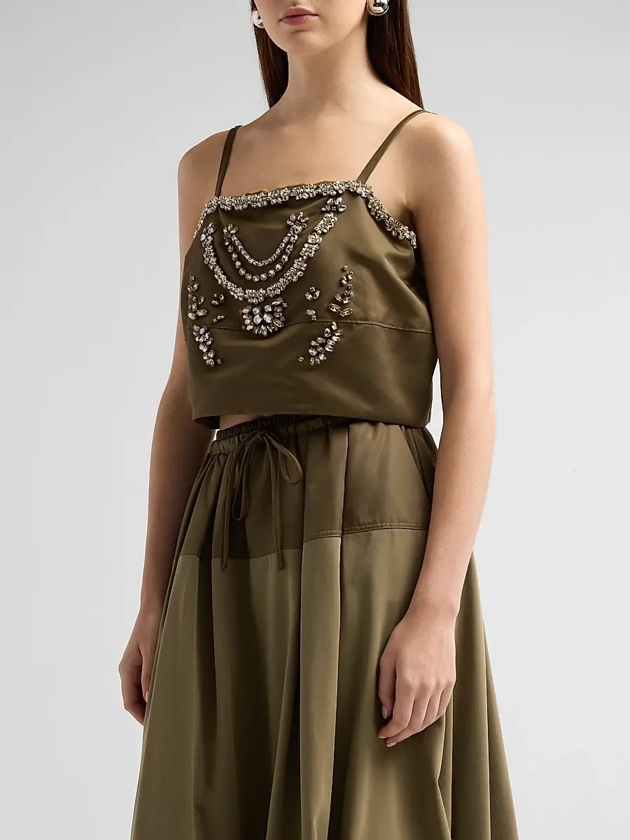 Cinq à Sept Women's Marilyn Embellished Top | Thumbnail 4 Cinq à Sept Women's Marilyn Embellished Top | Thumbnail 4