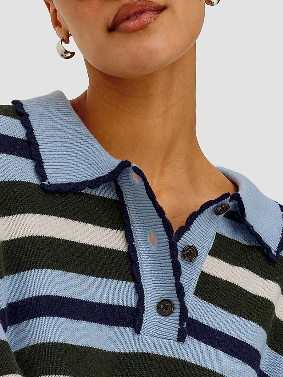 RAILS Women's Delora Striped Merino Wool-Blend Sweater | Thumbnail 5 RAILS Women's Delora Striped Merino Wool-Blend Sweater | Thumbnail 5