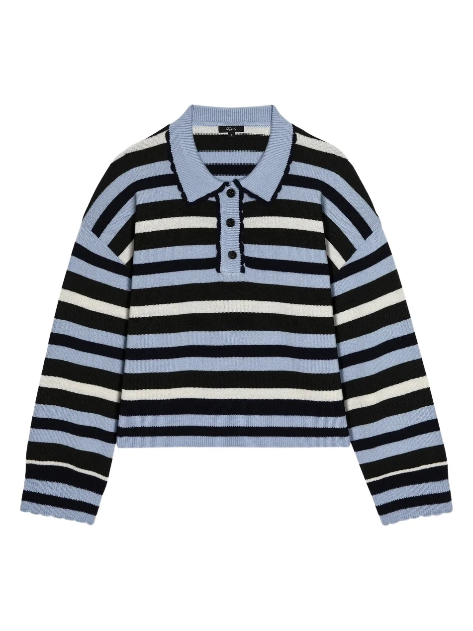 Women's Delora Striped Merino Wool-Blend Sweater