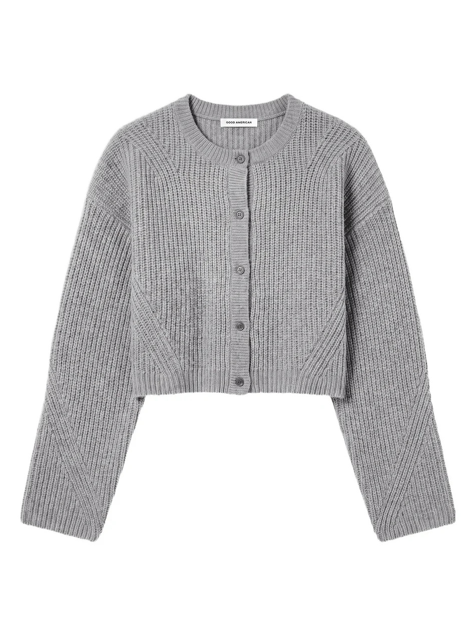 Women's The Chunky Knit Crop Cardigan Women's The Chunky Knit Crop Cardigan