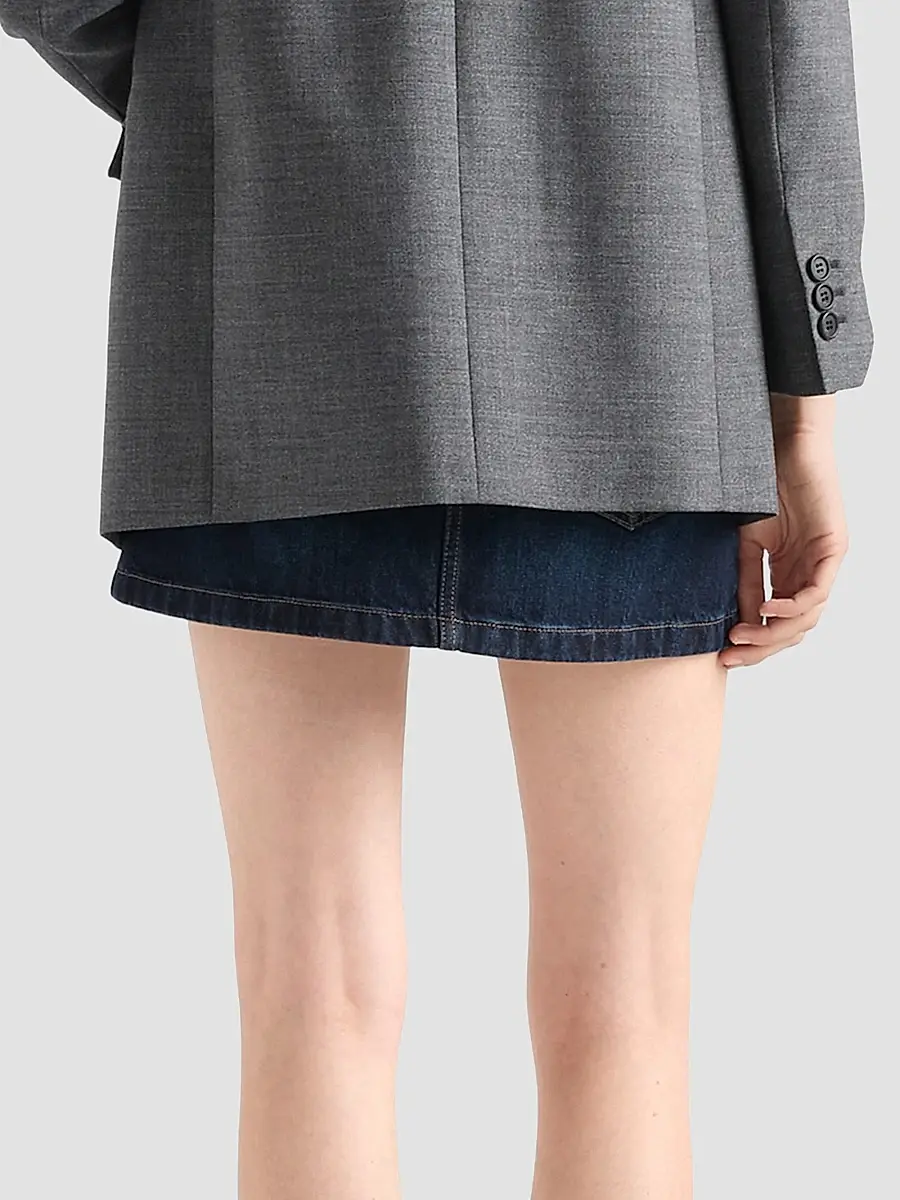 Prada Women's Denim Mini-Skirt | Thumbnail 5 Prada Women's Denim Mini-Skirt | Thumbnail 5