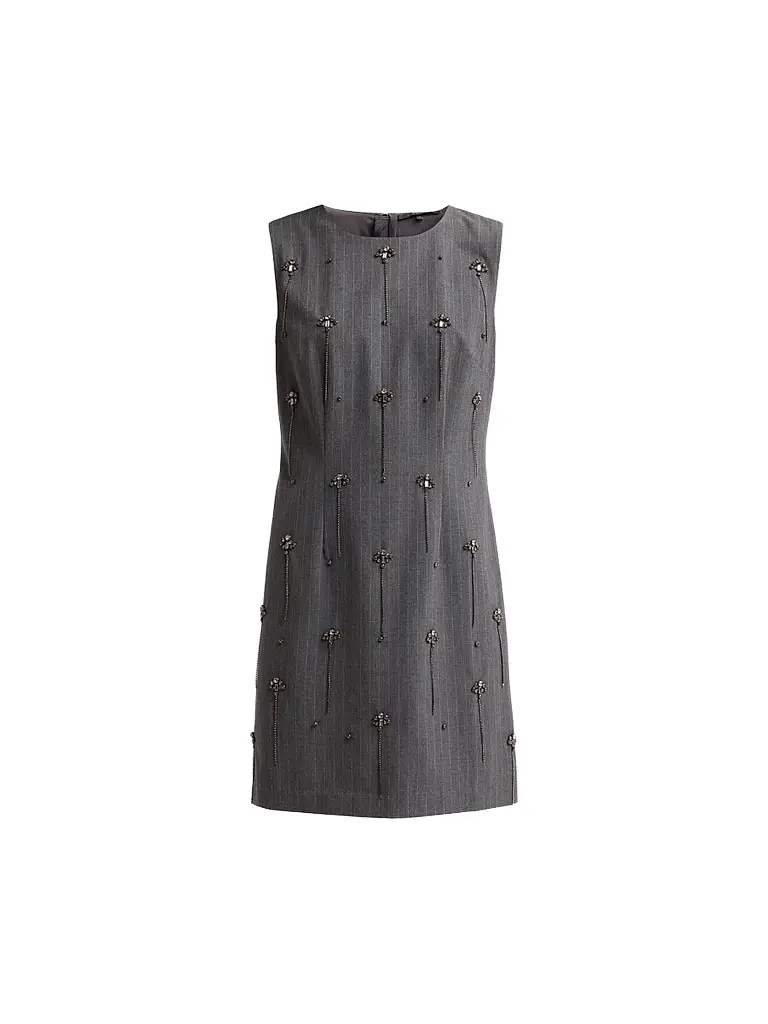 Kobi Halperin Women's Heidi Embellished Pinstripe Mini Dress
