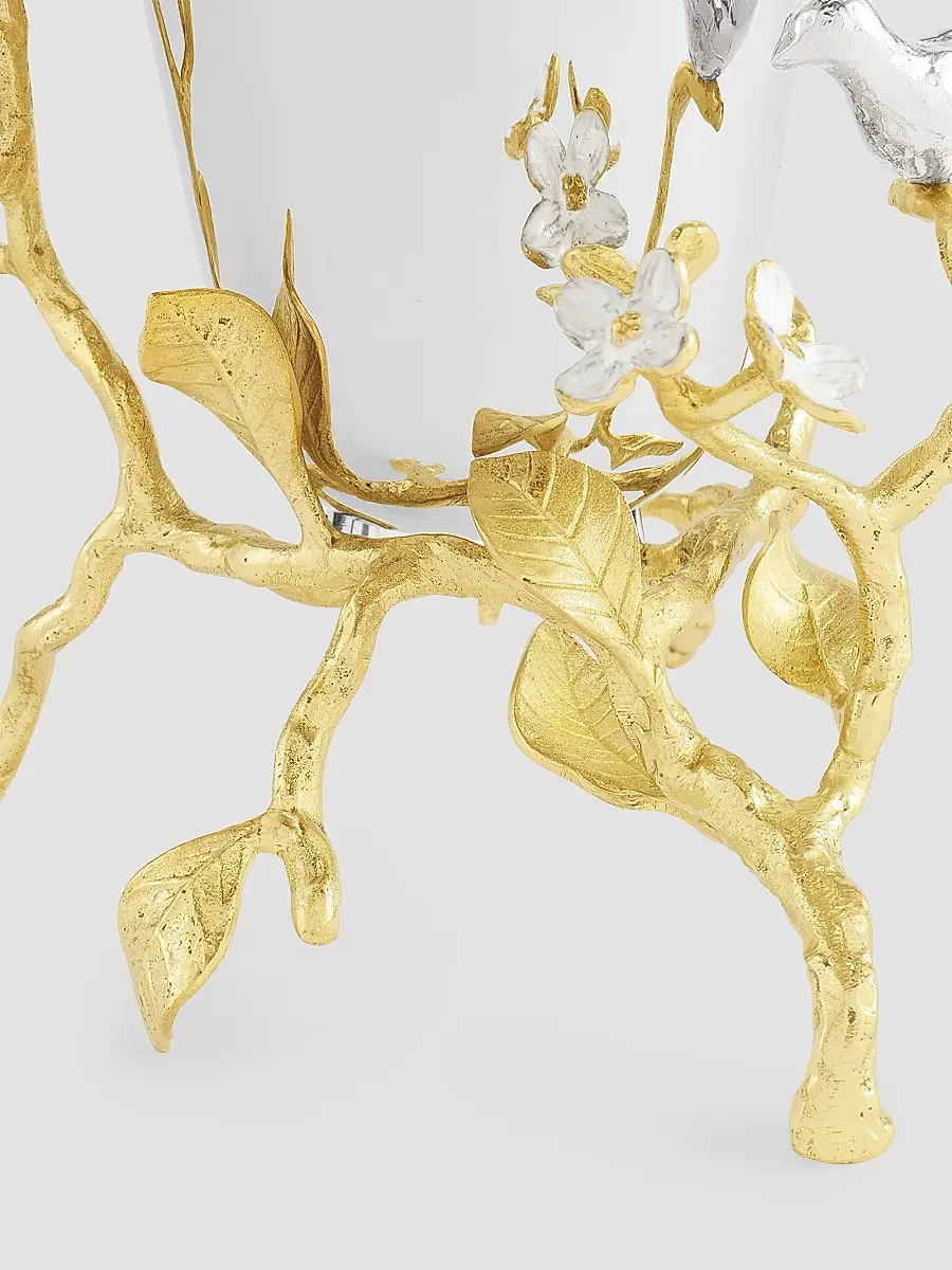 Michael Aram Lovebirds Silver & Gold Small Vase | Thumbnail 4 Michael Aram Lovebirds Silver & Gold Small Vase | Thumbnail 4