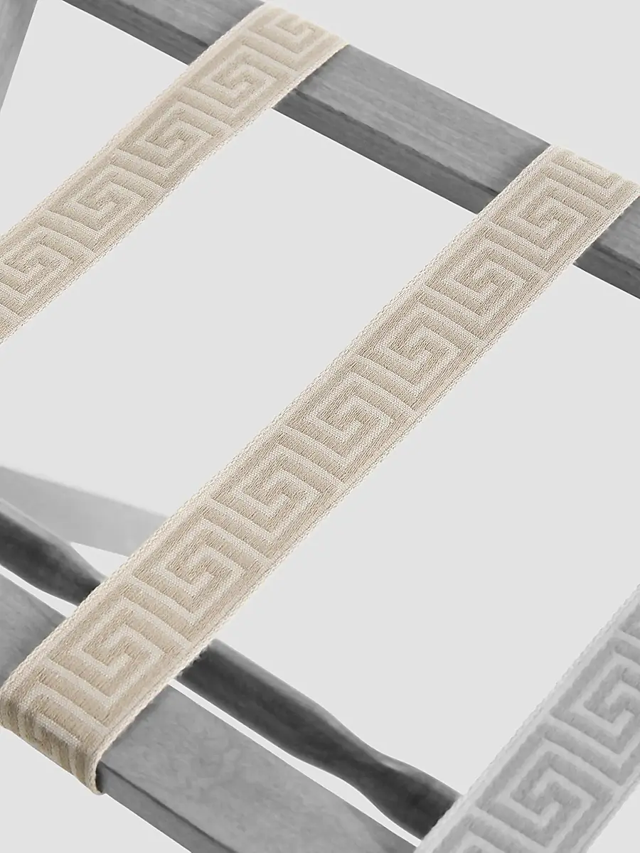 Gate House Furniture Greek Key Luggage Rack | Thumbnail 3