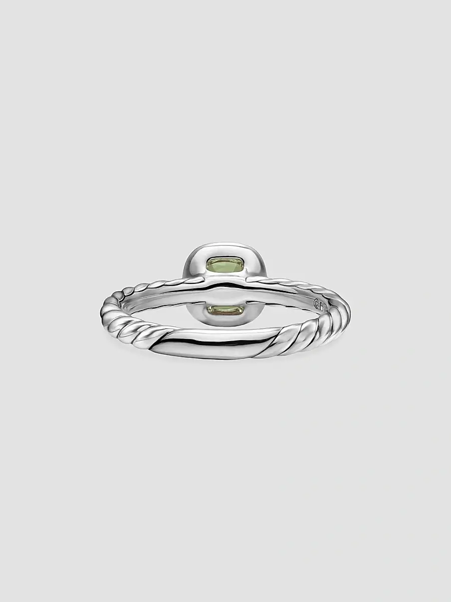 David Yurman Women's DY Mercer Color Cable Ring in Sterling Silver - New Prasiolite | Thumbnail 5 David Yurman Women's DY Mercer Color Cable Ring in Sterling Silver - New Prasiolite | Thumbnail 5