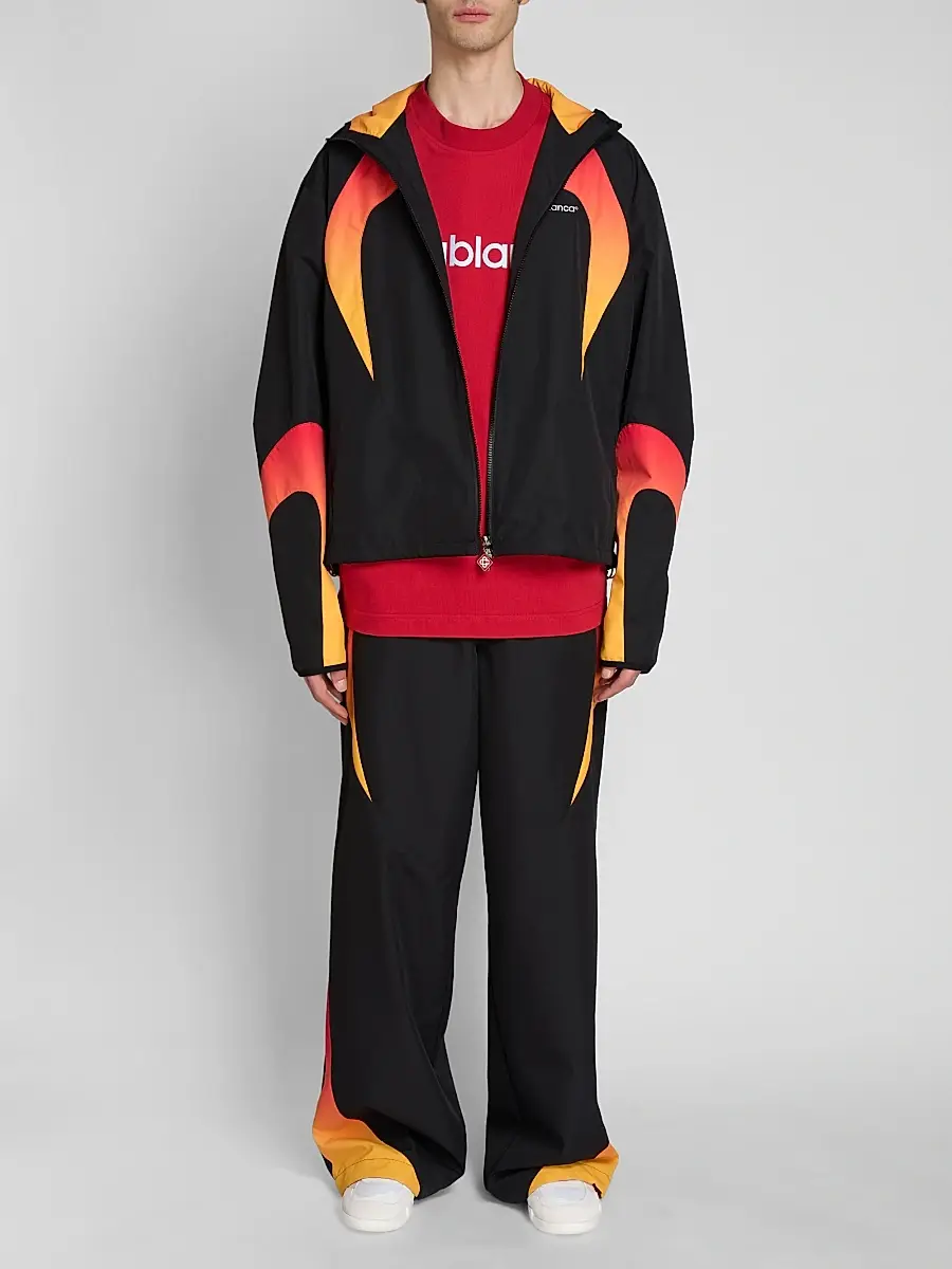 Casablanca Men's Zip Hooded Jacket | Thumbnail 2 Casablanca Men's Zip Hooded Jacket | Thumbnail 2