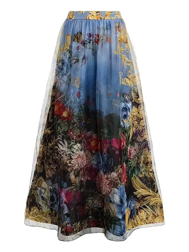 Women's Dixie Silk A-Line Maxi Skirt Women's Dixie Silk A-Line Maxi Skirt