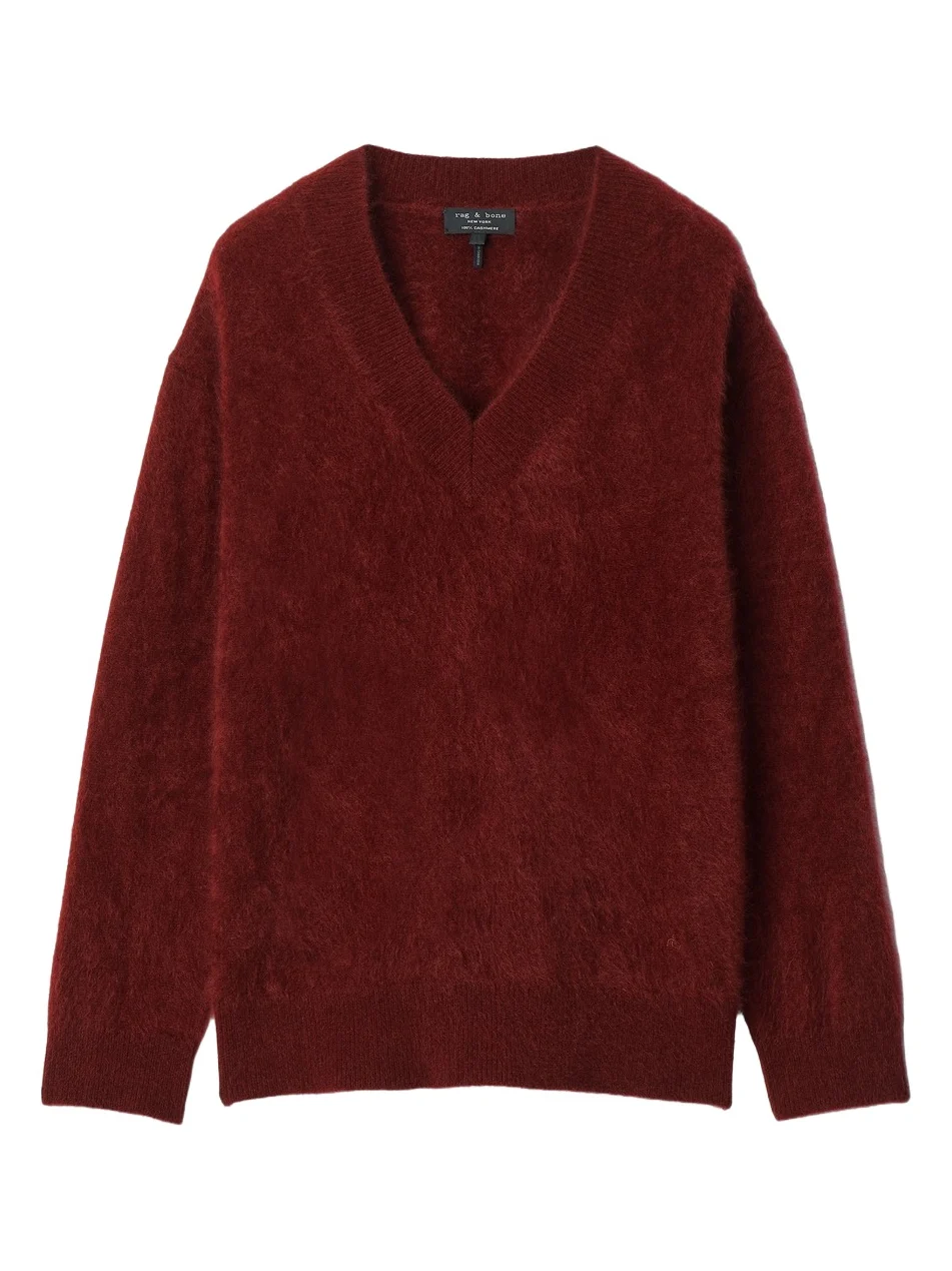 Women's Jada V-Neck Cashmere Sweater Women's Jada V-Neck Cashmere Sweater