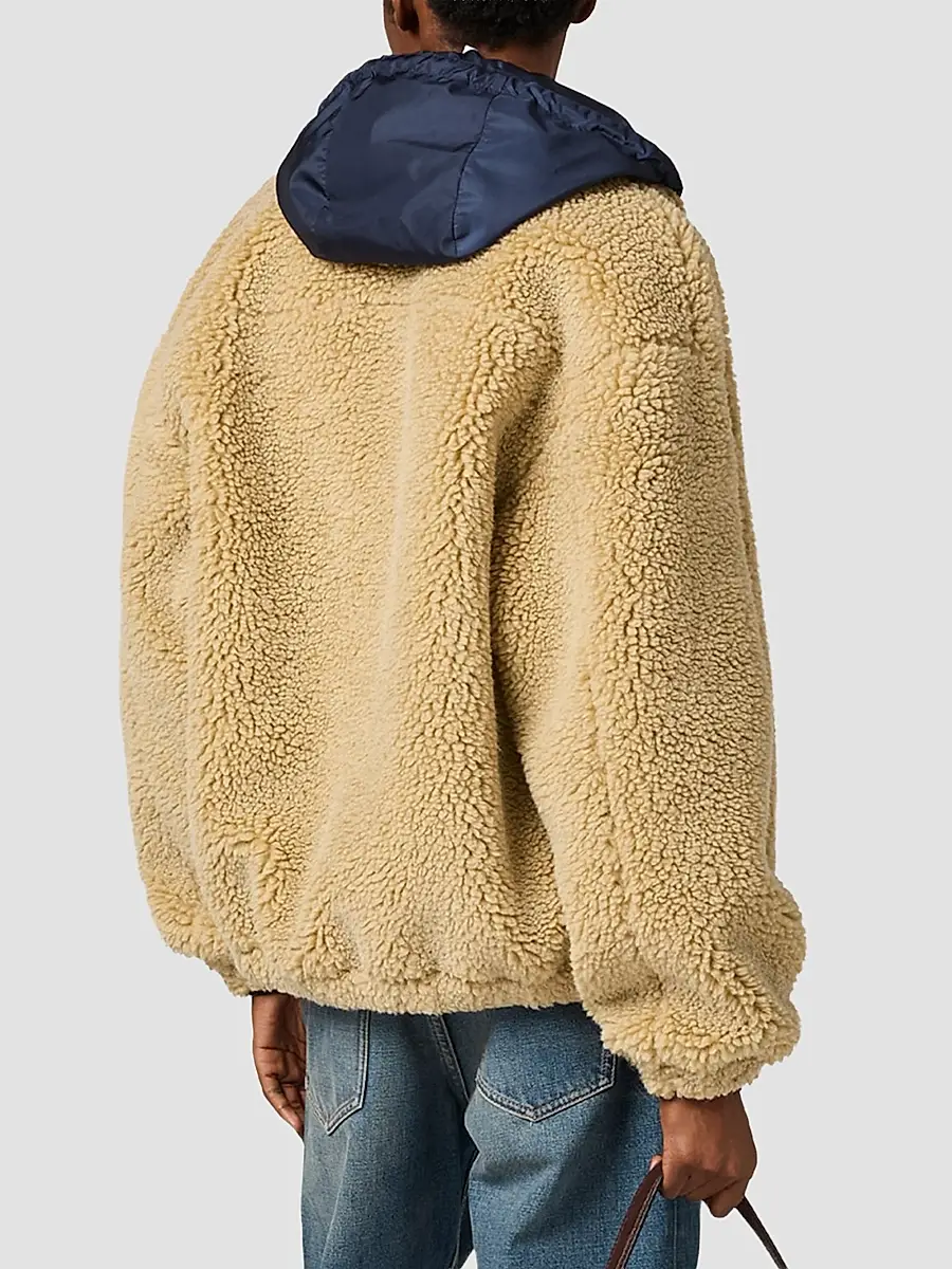 Miu Miu Women's Fleece Blouson Jacket | Thumbnail 4 Miu Miu Women's Fleece Blouson Jacket | Thumbnail 4