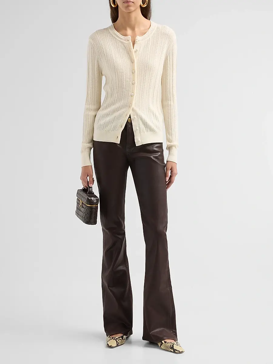 rag & bone Women's Rhodes Wool Crewneck Cardigan | Thumbnail 2 rag & bone Women's Rhodes Wool Crewneck Cardigan | Thumbnail 2