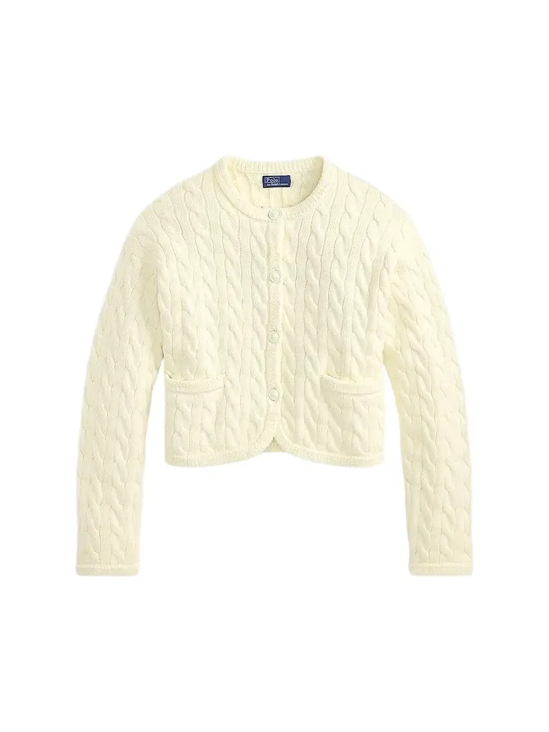 Polo Ralph Lauren Women's Cable-Knit Cotton-Blend Cardigan
