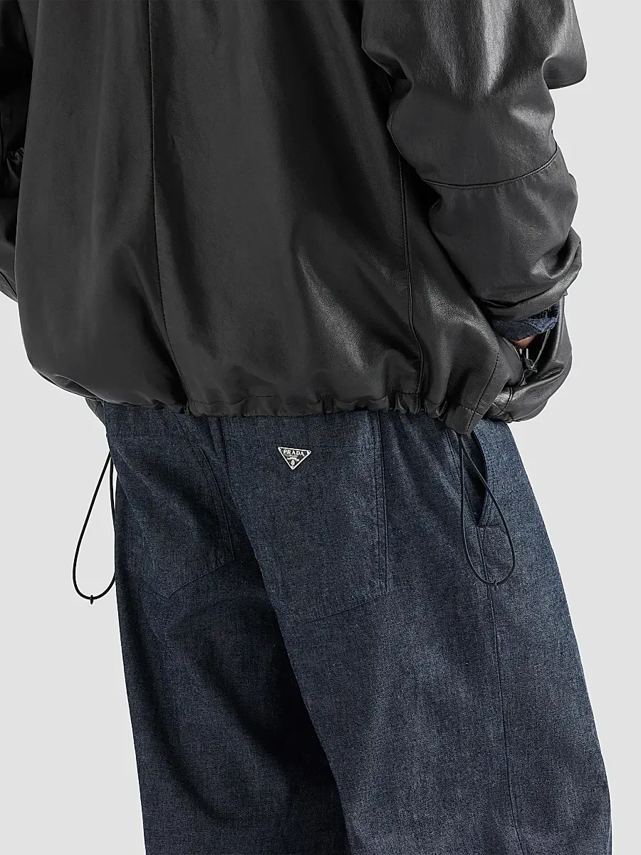 Prada Men's Chambray Pants | Thumbnail 5 Prada Men's Chambray Pants | Thumbnail 5