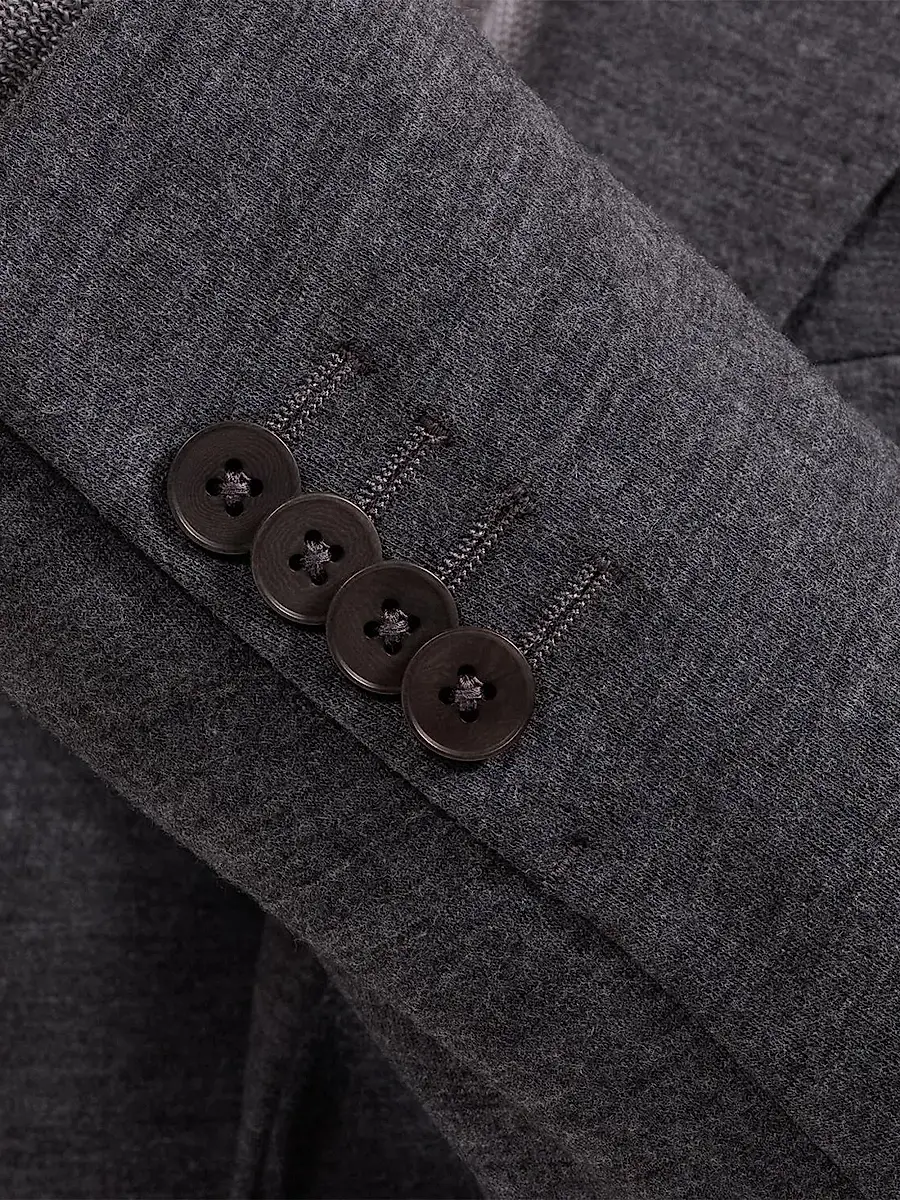 Bugatchi Men's Wool-Nylon Single-Breasted Blazer | Thumbnail 5 Bugatchi Men's Wool-Nylon Single-Breasted Blazer | Thumbnail 5