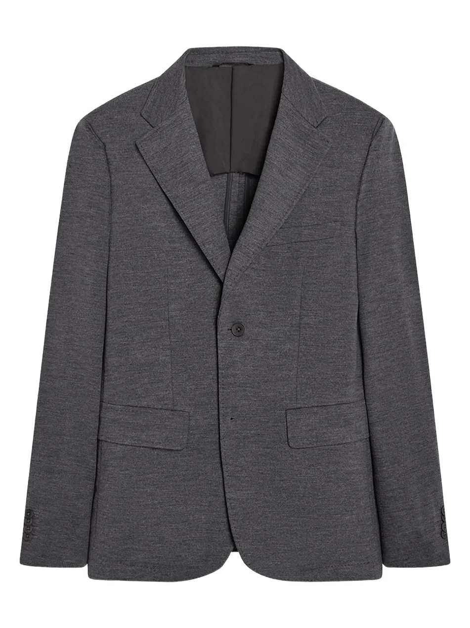 Bugatchi Men's Wool-Nylon Single-Breasted Blazer
