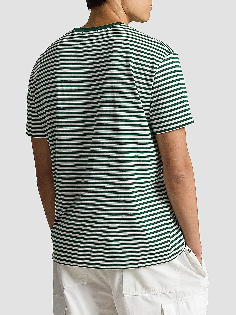 Polo Ralph Lauren Men's Classic-Fit Striped Jersey T-Shirt | Thumbnail 3 Polo Ralph Lauren Men's Classic-Fit Striped Jersey T-Shirt | Thumbnail 3