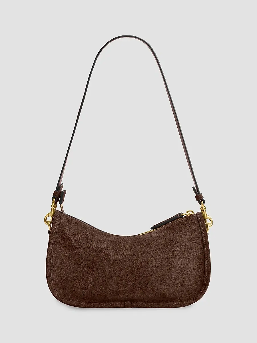 Coach Women's Waverly Suede Shoulder Bag | Thumbnail 5 Coach Women's Waverly Suede Shoulder Bag | Thumbnail 5
