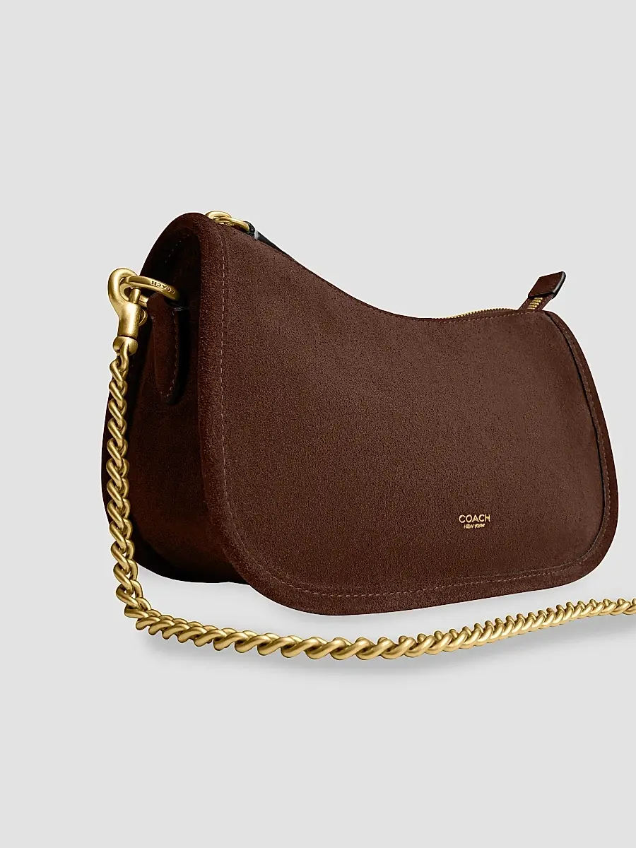 Coach Women's Waverly Suede Shoulder Bag | Thumbnail 6 Coach Women's Waverly Suede Shoulder Bag | Thumbnail 6