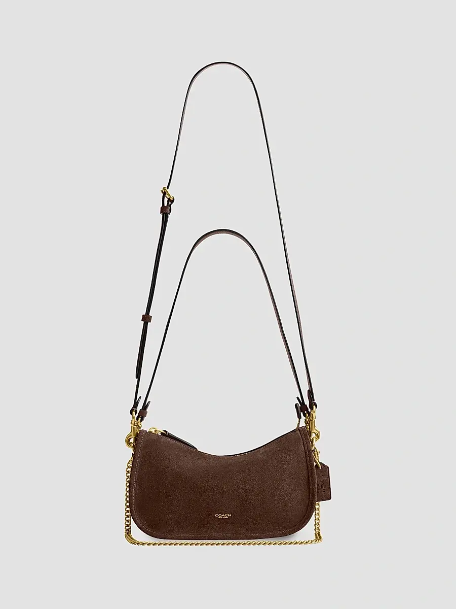 Coach Women's Waverly Suede Shoulder Bag | Thumbnail 10 Coach Women's Waverly Suede Shoulder Bag | Thumbnail 10