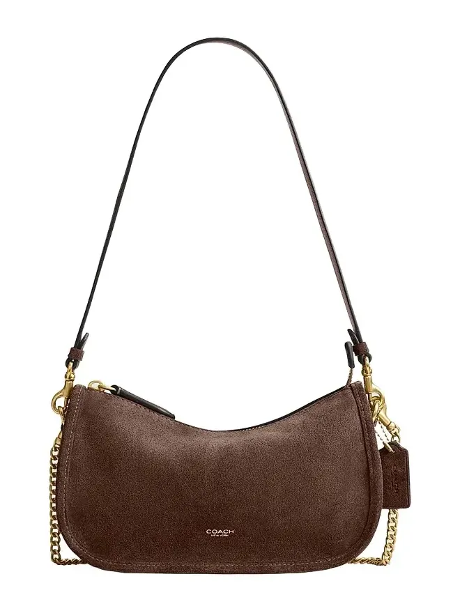 Women's Waverly Suede Shoulder Bag