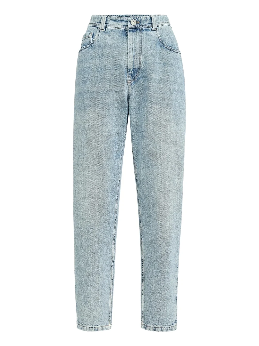 Brunello Cucinelli Women's Authentic Denim Baggy Tapered Trousers