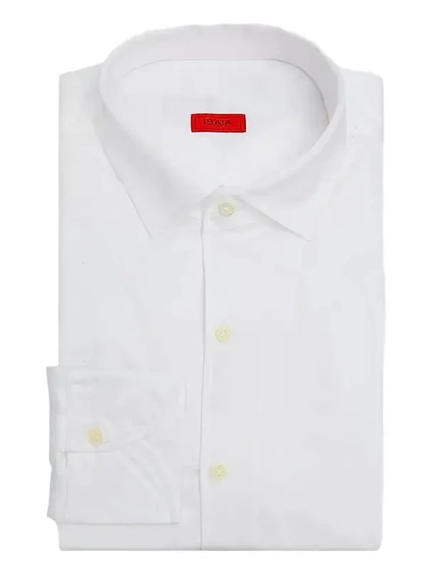 Isaia Men's Stretch Jersey Double Pocket Shirt