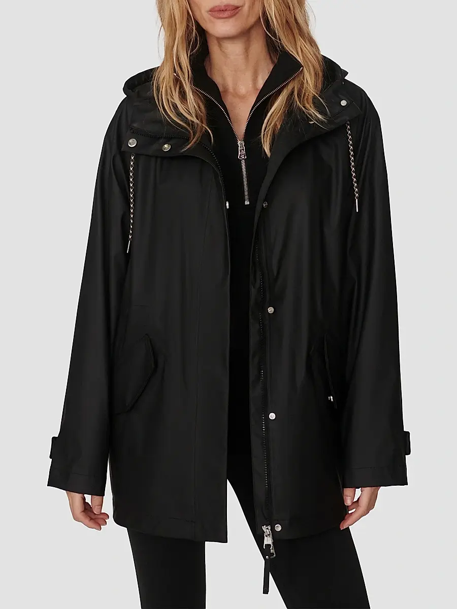 Varley Women's Orlen Drawstring Short Rain Jacket | Thumbnail 3