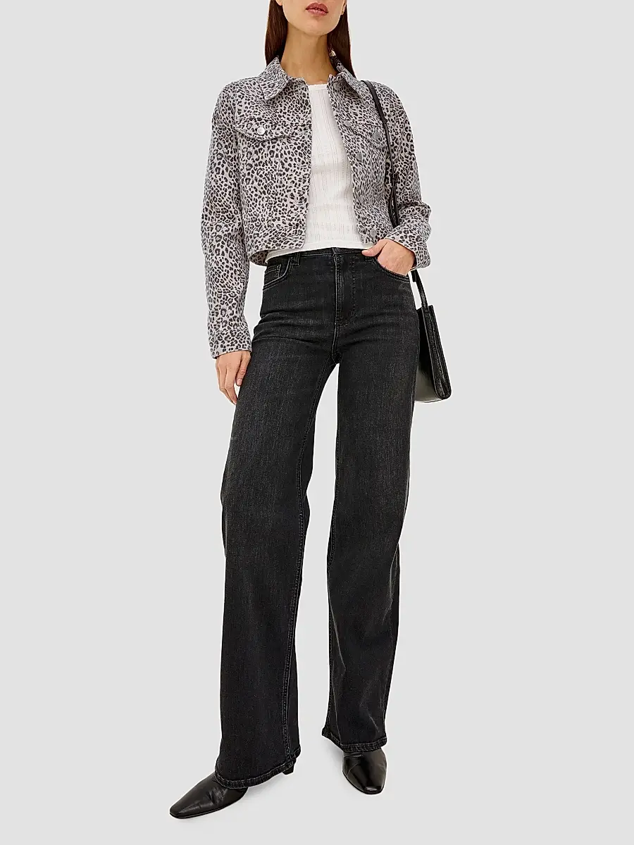 RAILS Women's Brea Cheetah-Print Denim Jacket | Thumbnail 2 RAILS Women's Brea Cheetah-Print Denim Jacket | Thumbnail 2