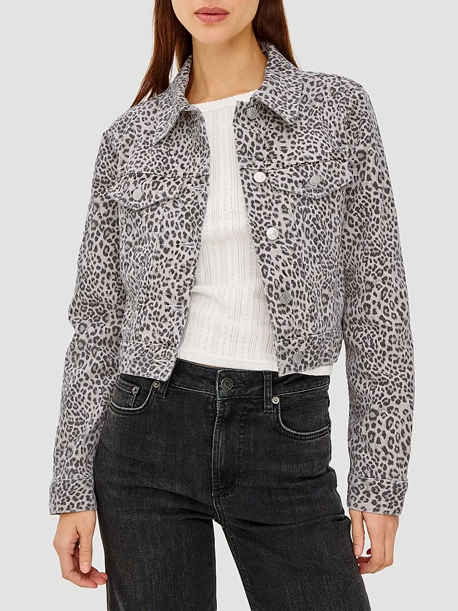 RAILS Women's Brea Cheetah-Print Denim Jacket | Thumbnail 4 RAILS Women's Brea Cheetah-Print Denim Jacket | Thumbnail 4