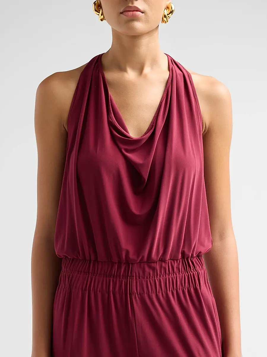 Ramy Brook Women's Stephanie Halterneck Jersey Jumpsuit | Thumbnail 5 Ramy Brook Women's Stephanie Halterneck Jersey Jumpsuit | Thumbnail 5