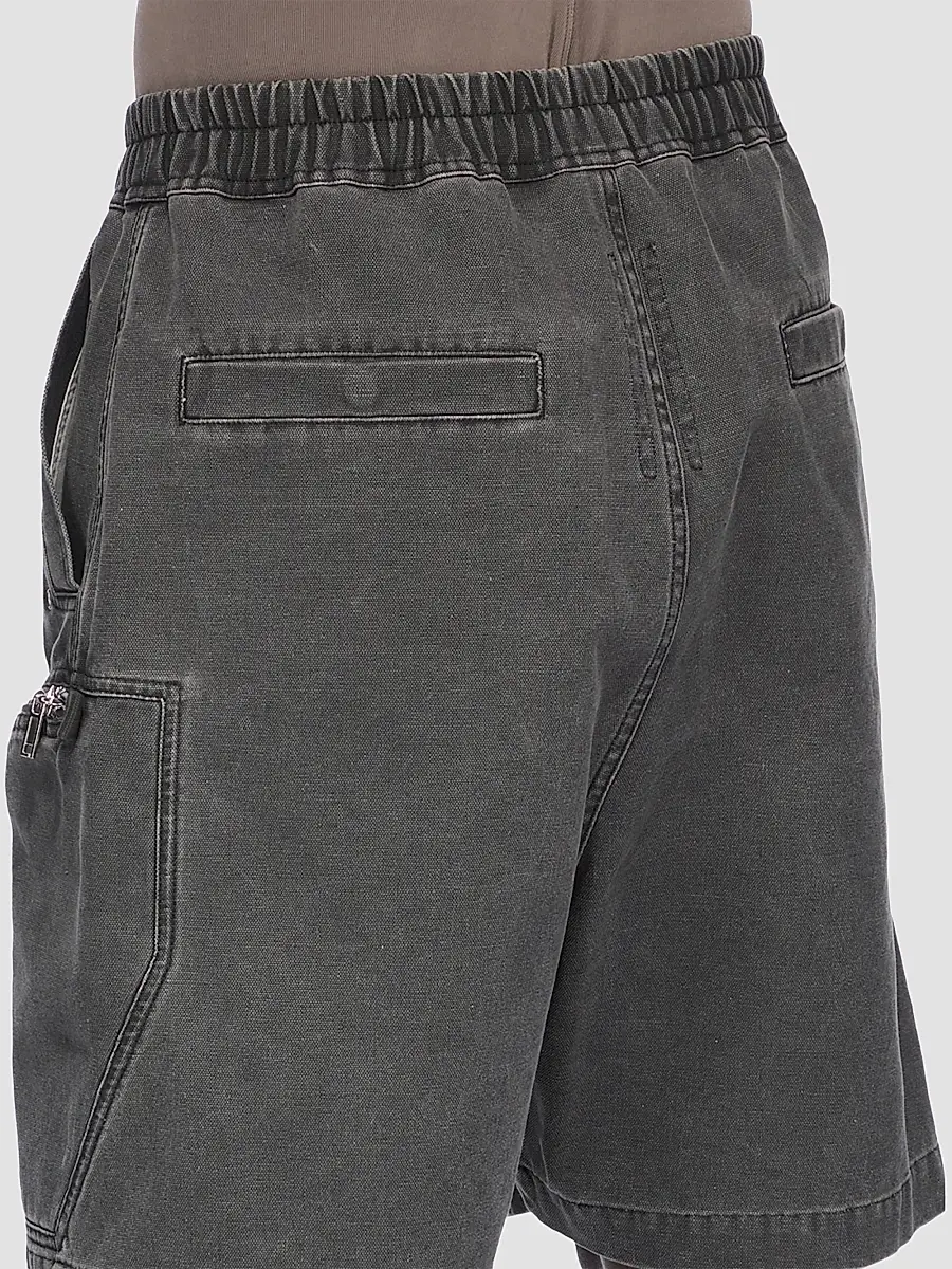 DRKSHDW by Rick Owens Men's Bauhaus Denim Track Shorts | Thumbnail 6