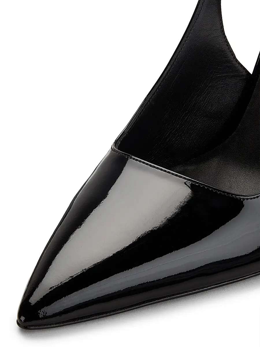 Stuart Weitzman Women's Pump Vinnie 85MM Patent Leather Pumps | Thumbnail 6 Stuart Weitzman Women's Pump Vinnie 85MM Patent Leather Pumps | Thumbnail 6