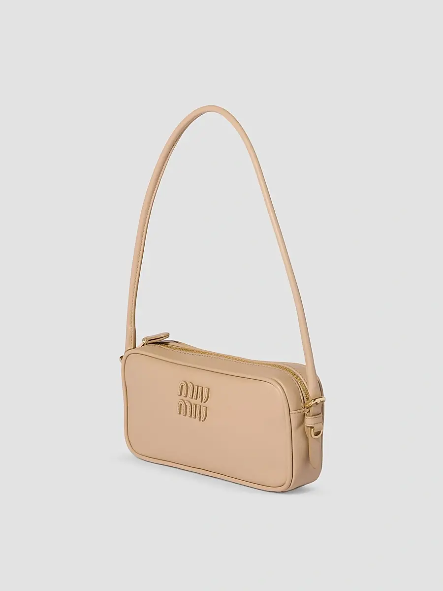 Miu Miu Women's Leather Pouch | Thumbnail 3 Miu Miu Women's Leather Pouch | Thumbnail 3
