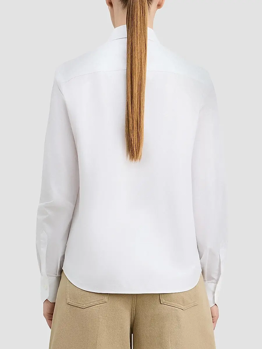 Derek Lam Women's Kehlani Sequin-Embellished Cotton Poplin Shirt | Thumbnail 3 Derek Lam Women's Kehlani Sequin-Embellished Cotton Poplin Shirt | Thumbnail 3