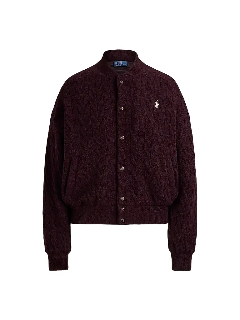 Polo Ralph Lauren Women's Cable-Knit Wool-Cashmere Jacket