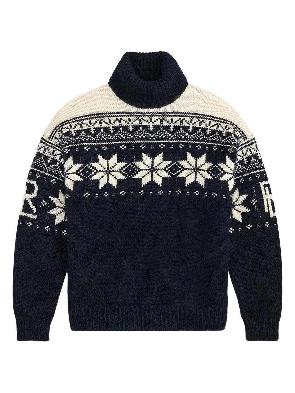 Ralph Lauren Purple Label Men's Cashmere-Mohair Turtleneck Sweater
