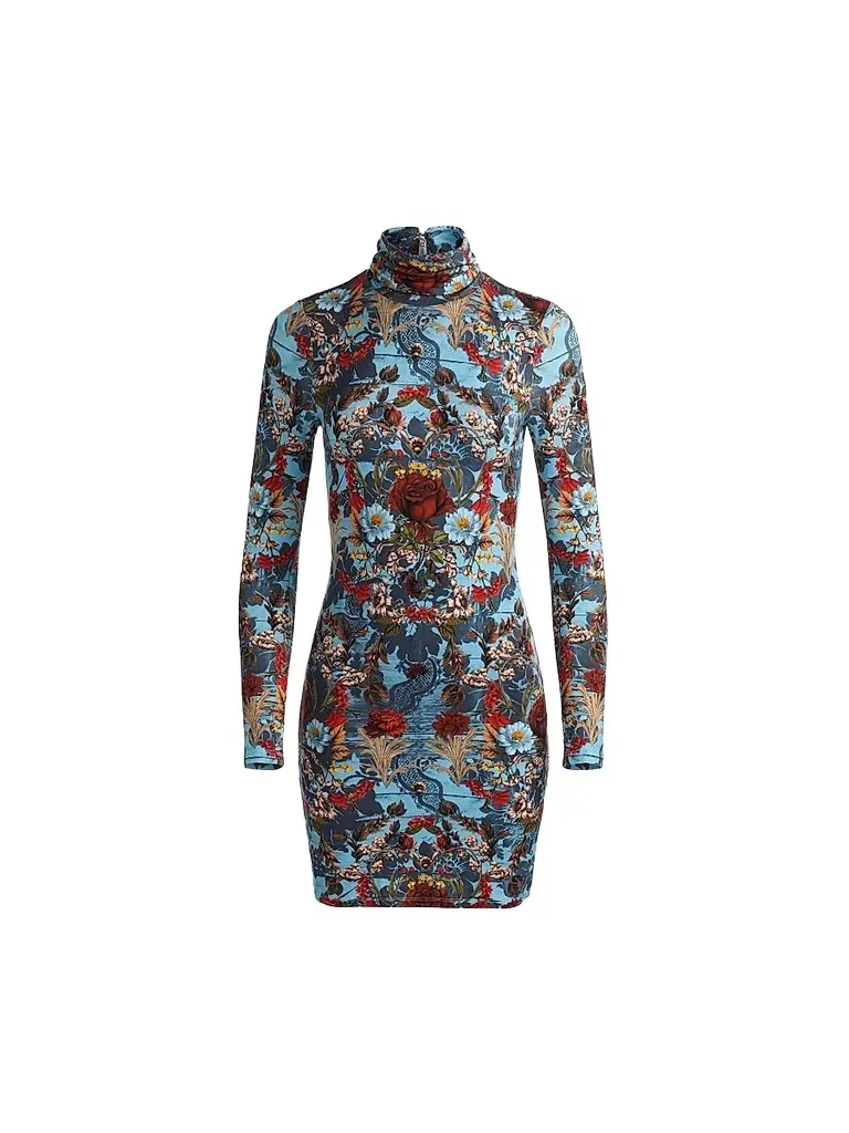 Alice + Olivia Women's Delora Printed Body-Con Mini Dress