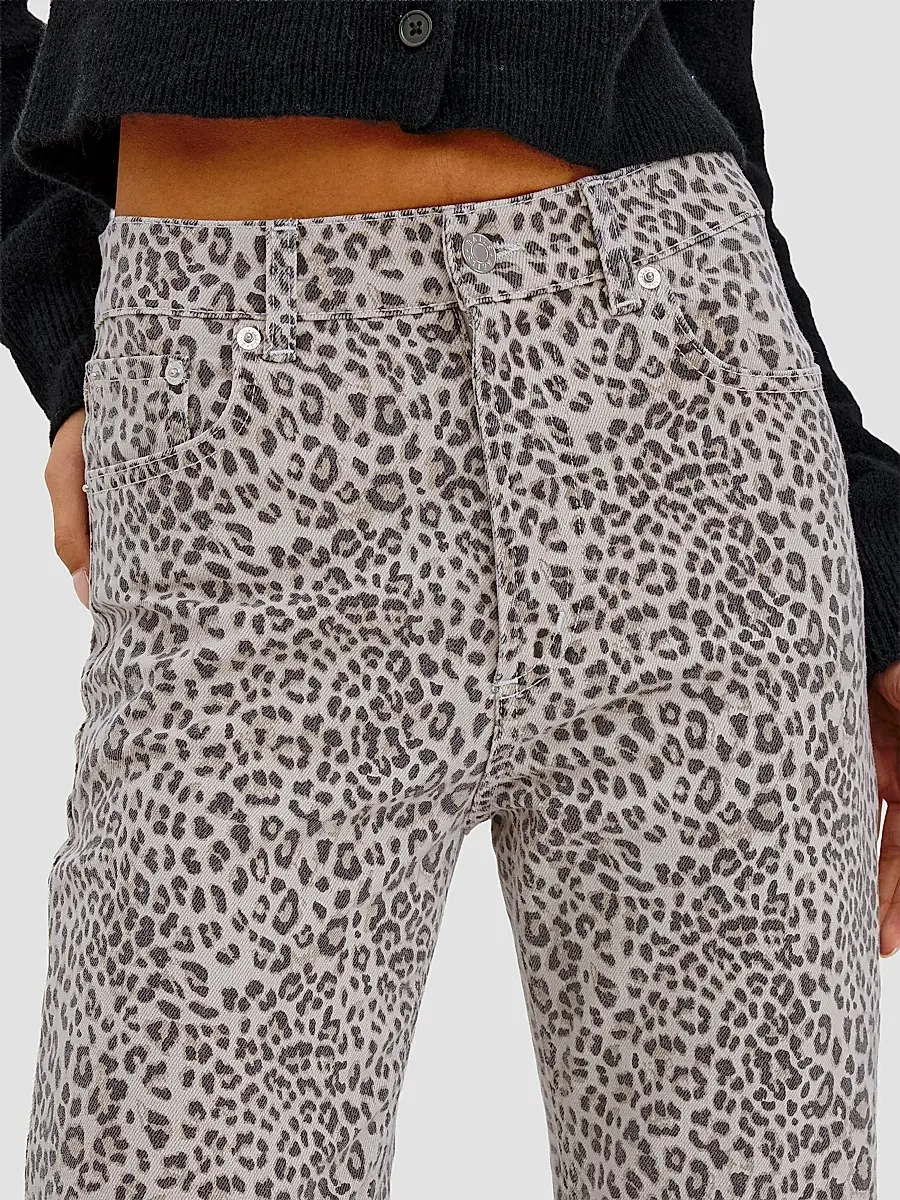 RAILS Women's Topanga Cheetah-Print Straight-Leg Jeans | Thumbnail 5