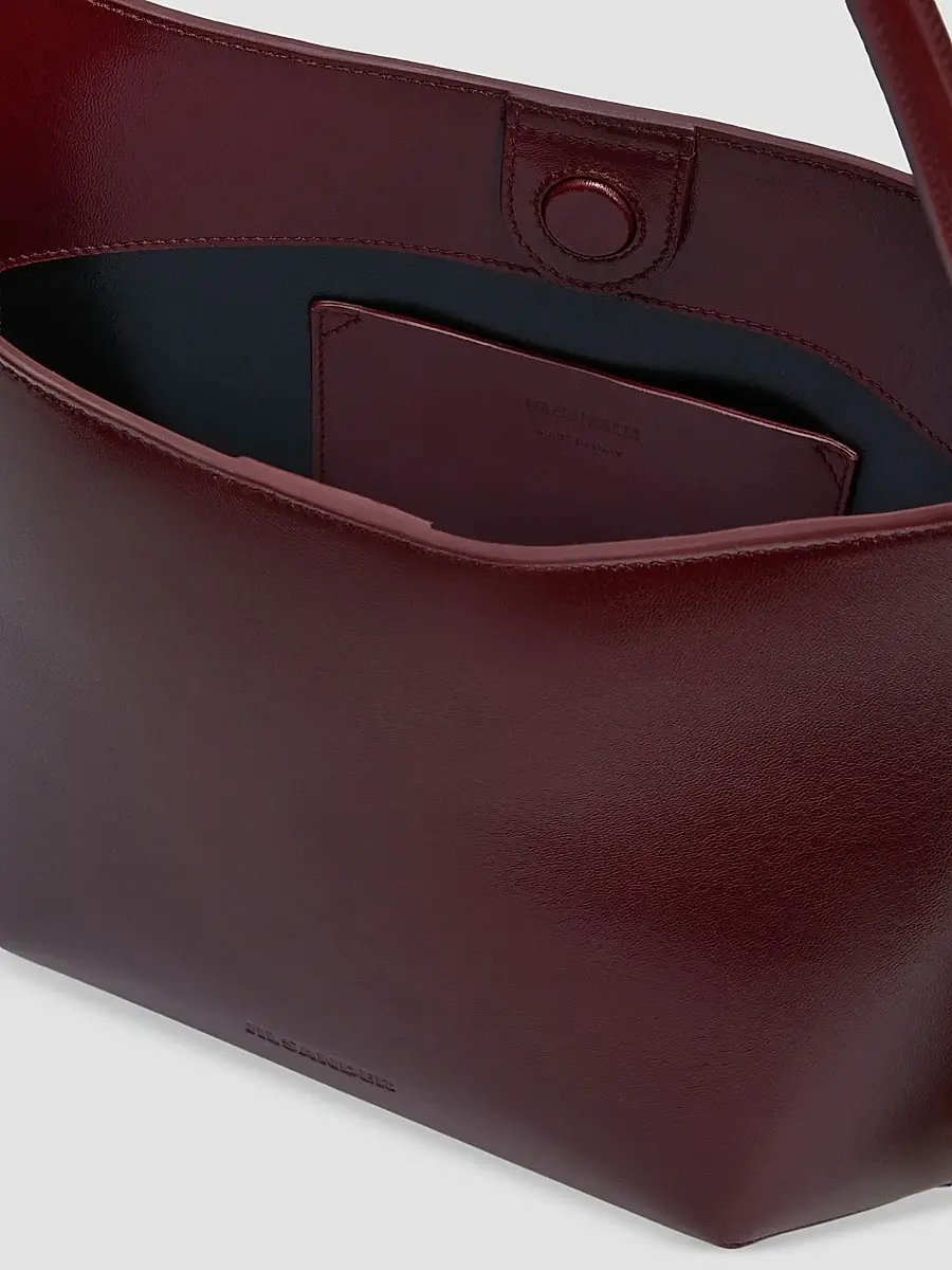 Jil Sander Women's Kante Leather Shoulder Bag | Thumbnail 2 Jil Sander Women's Kante Leather Shoulder Bag | Thumbnail 2