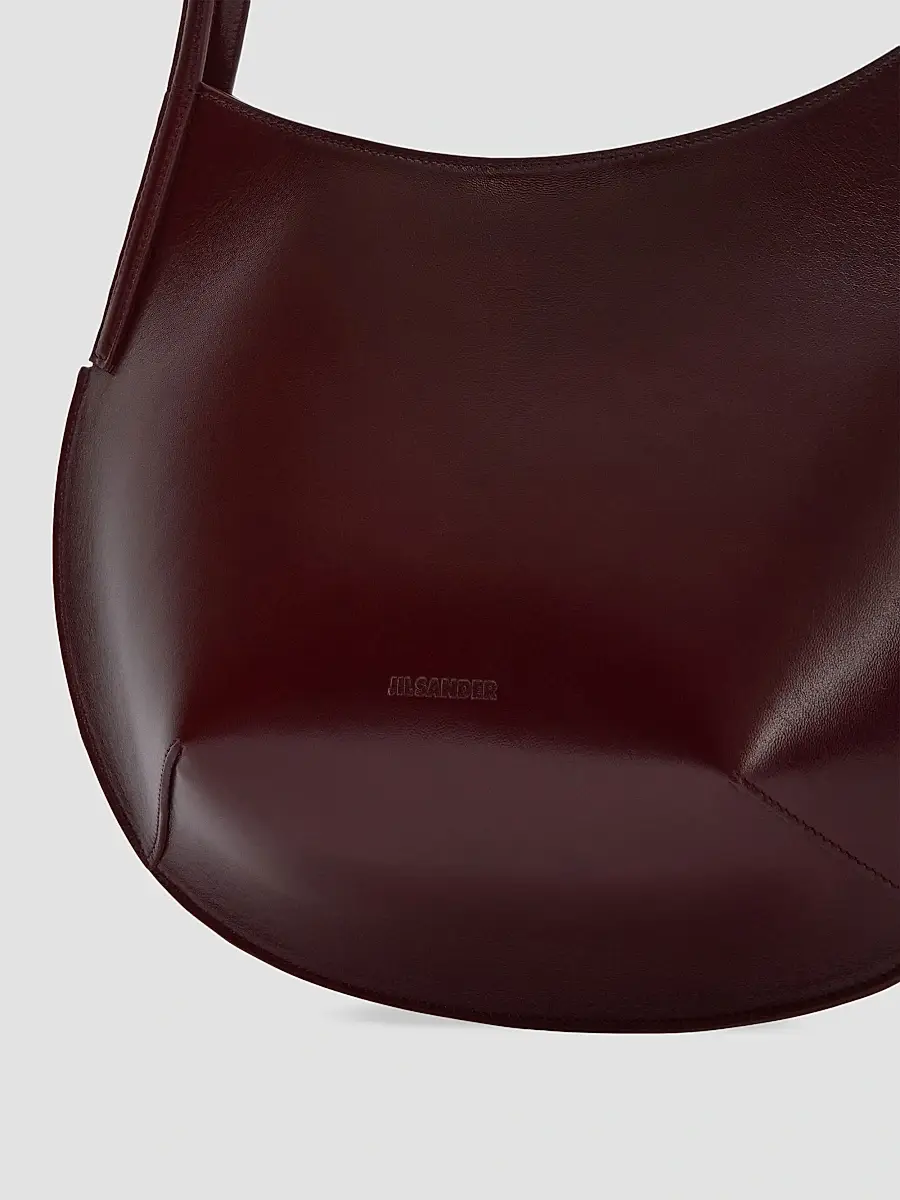 Jil Sander Women's Kante Leather Shoulder Bag | Thumbnail 3 Jil Sander Women's Kante Leather Shoulder Bag | Thumbnail 3